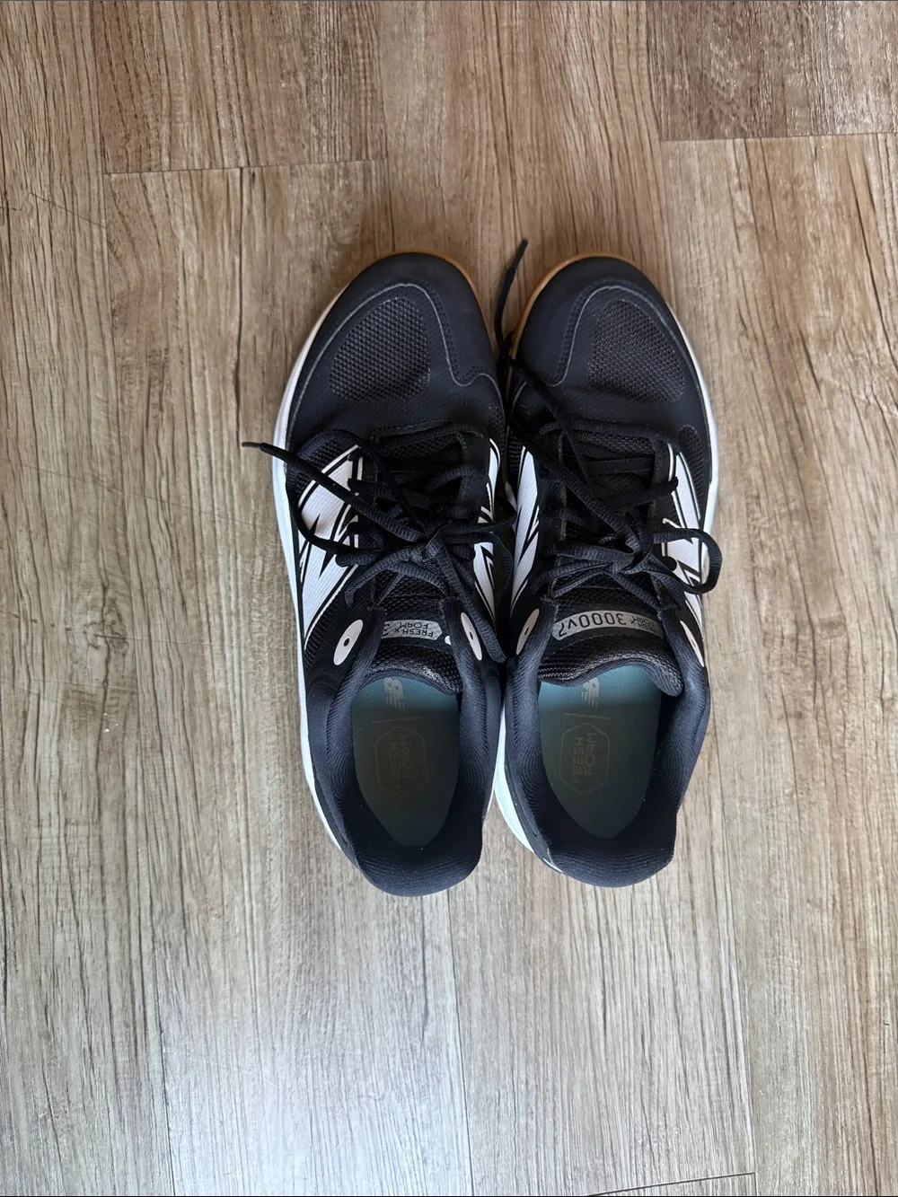 New Balance Black and White Men's Running Sneakers